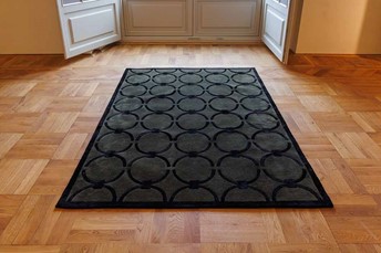 Dywan GLAM Dark Green Black 5038 160x230 cm