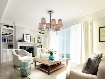 Żyrandol HELLA 6 Chrom