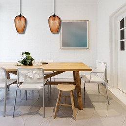 Lampa Wisząca CIRELLA 1S Czarny/Brązowy