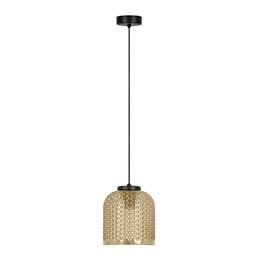 Lampa Wisząca CAPRI K-5620 Bursztynowy/Czarny