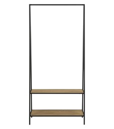 Wieszak na Ubrania SEAFORD z Półką Dąb Dziki