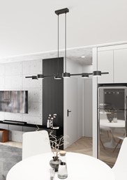 Lampa Wisząca SORA 6 Czarny