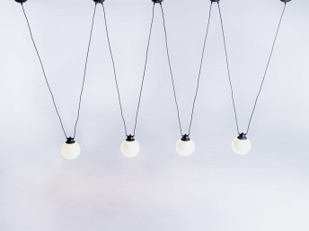 Lampa Wisząca GLASS 4 Czarny