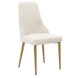 Krzesło MODIG M4-10 Biały/Złoty