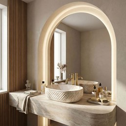 Umywalka Nablatowa OKTAWIA KALLISTO Beżowy