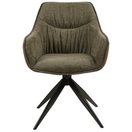 Krzesło SEMPRE Brego/Buffalo Czarny/Oliwka 77/10