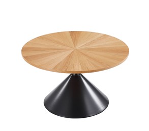 Ława L33-FX fi70 Dąb Naturalny/Czarny