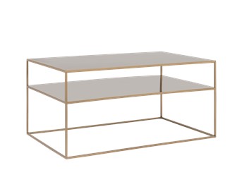 Stół Kawowy Tensio 2 Floor Metal 100x60 Złoty