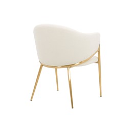 Krzesło MODIG M5-1 Biały/Złoty