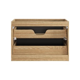 Szafka pod Umywalkę LUXOR Dąb Olejowany/Czarny Mat