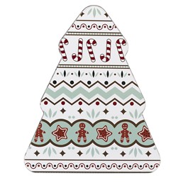 Metalowe Pudełko Świąteczna Choinka Zielone