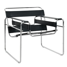 Fotel IVAN Czarny/Srebrny