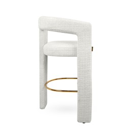 Krzesło Barowe LOGAN Biały