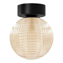Lampa Sufitowa GIRO K-5686 Bursztynowy/Czarny/Złoty