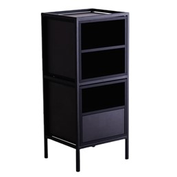 Regał SKAP BLACK 1R2 MIX Czarny