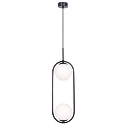 Lampa Wisząca PARVA K-5101 Czarny/Biały