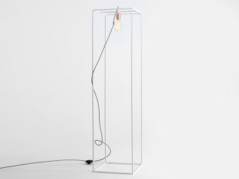 Lampa Podłogowa Metric Floor S 35x35x140 Biały