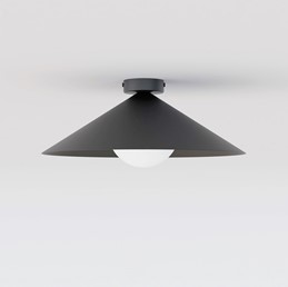 Lampa Sufitowa MONO 1M Czarny/Opal