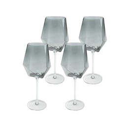 Komplet (4 szt.) Kieliszek do Wina DIAMOND SMOKE 660ml