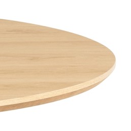 Stół CADIZ Fi120cm Czarny/Naturalny