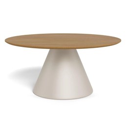 Stół SOLI fi85 Naturalny/Beżowy