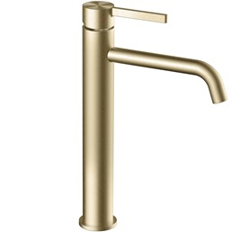 Bateria Umywalkowa Wysoka FOSTER Złoty Szczotkowany