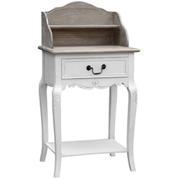 Szafka RIMINI WHITE RIW15 Biały/Brązowy