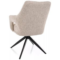 Krzesło OLSEN Noelle Beż/Czarny Mat