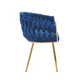 Krzesło Velvet K7-FX (G) Niebieski