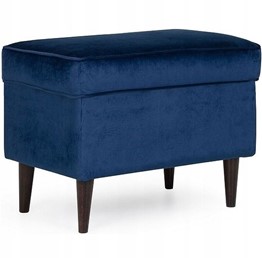 Podnóżek RON Velvet Wenge/Granatowy Bluvel 86