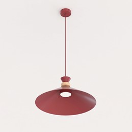 Lampa Wisząca OLIVO 1M Burgundowy