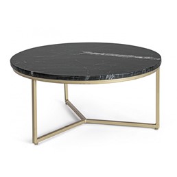 Stolik Kawowy PRESCOTT fi67,5 Czarny