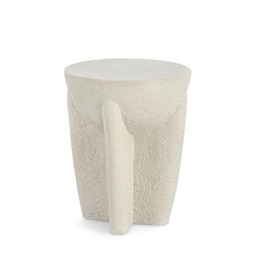 Stolik Kawowy CAESAR Fi38cm Biały