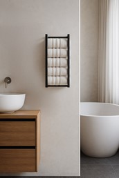 Wieszak Łazienkowy KS-48 TOWEL Czarny