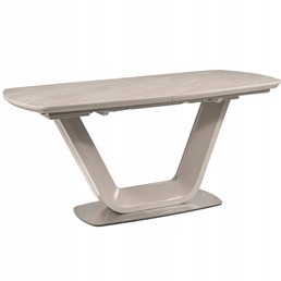 Stół Rozkładany ARMANI Ceramic (160-220)x90 Szary Mat