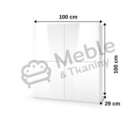 LIVO KM-100 komoda stojąca biały