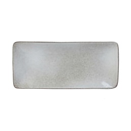 Prostokątny Talerz TIERRA 22x10cm Szary