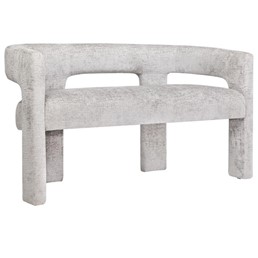 Ławka Tapicerowana LEITH LET71BG Szary