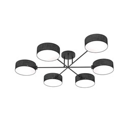 Lampa Sufitowa MAGA 6 Czarny