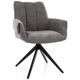Krzesło GIO Szary/Czarny Mat