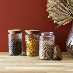 Słoik CISELE z Pokrywką z Akacji 1l Witraż