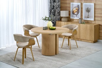 Stół Rozkładany GARIBALDI (120-200)x120 Dąb Naturalny