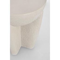 Stolik Kawowy CAESAR Fi38cm Biały