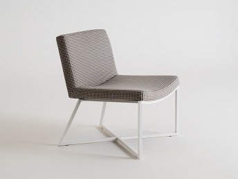 Fotel Zero 61x60x71 Jasna Pepita/Biały