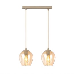 Lampa Wisząca ISTAR 2 Beżowy/Miodowy
