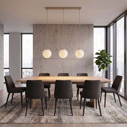 Lampa Wisząca COSMO 3 Beżowy/Opal