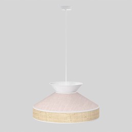 Lampa Wisząca SIESTA 1 Różowy
