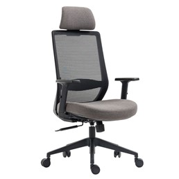 Fotel Obrotowy FB25-FX (B) Czarny/Szary