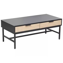 Ława MAGO L1 Dąb/Czarny Mat