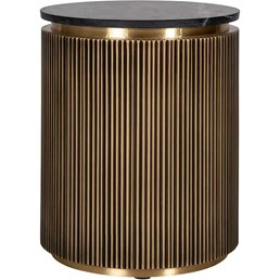 Stolik IRONVILLE fi50 Złoty/Czarny